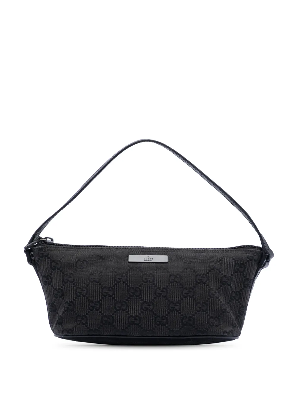 Gucci Pre-Owned 2000-2015 GG Canvas Boat shoulder bag - Nero