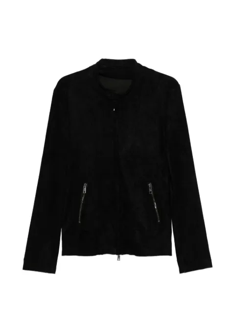 Giorgio Brato zip-up suede biker jacket