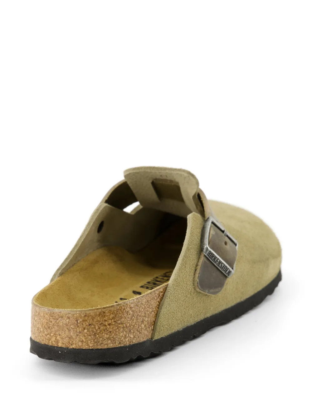 Birkenstock Boston slippers Groen
