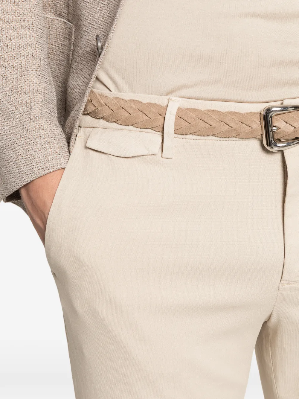 TELERIA ZED Edward skinny broek Beige