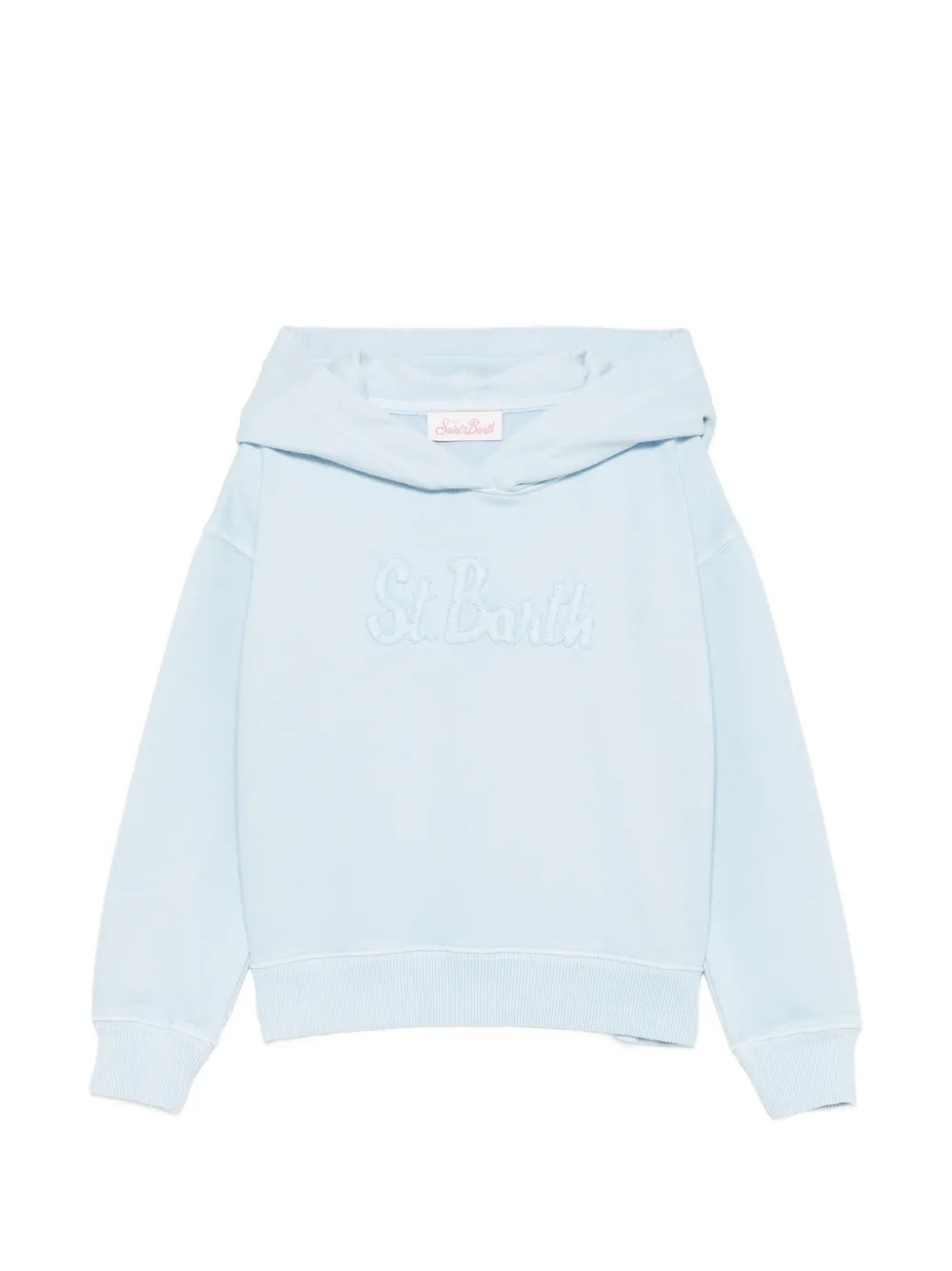 MC2 Saint Barth Kids Mindy Jr logo hoodie - Blue