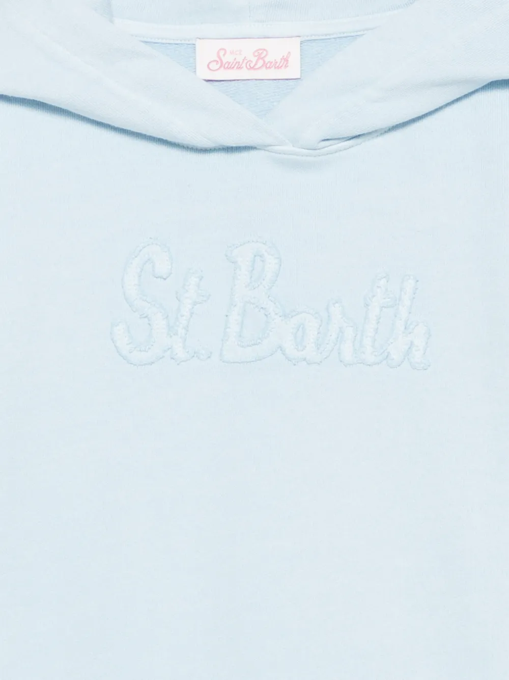 MC2 Saint Barth Kids Hoodie met logo Blauw