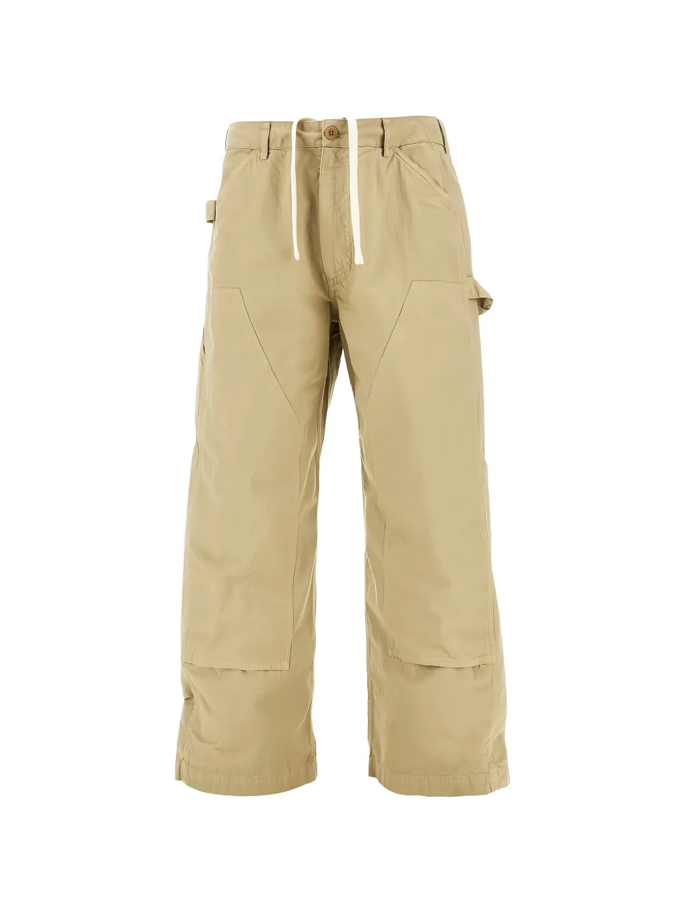 Roy Rogers drawstring cargo trousers - Toni neutri