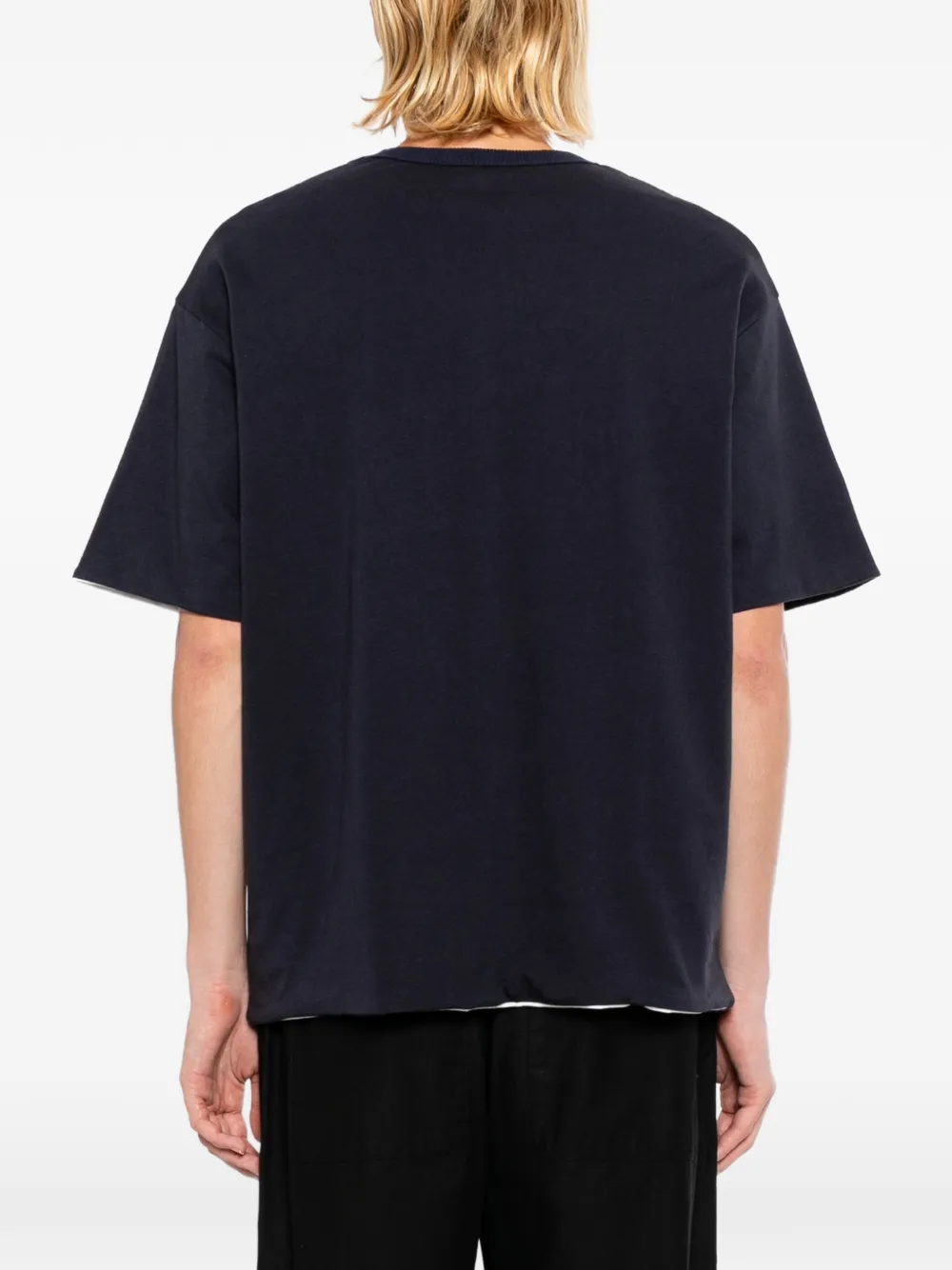 Roy Rogers T-shirt met borstzak Blauw