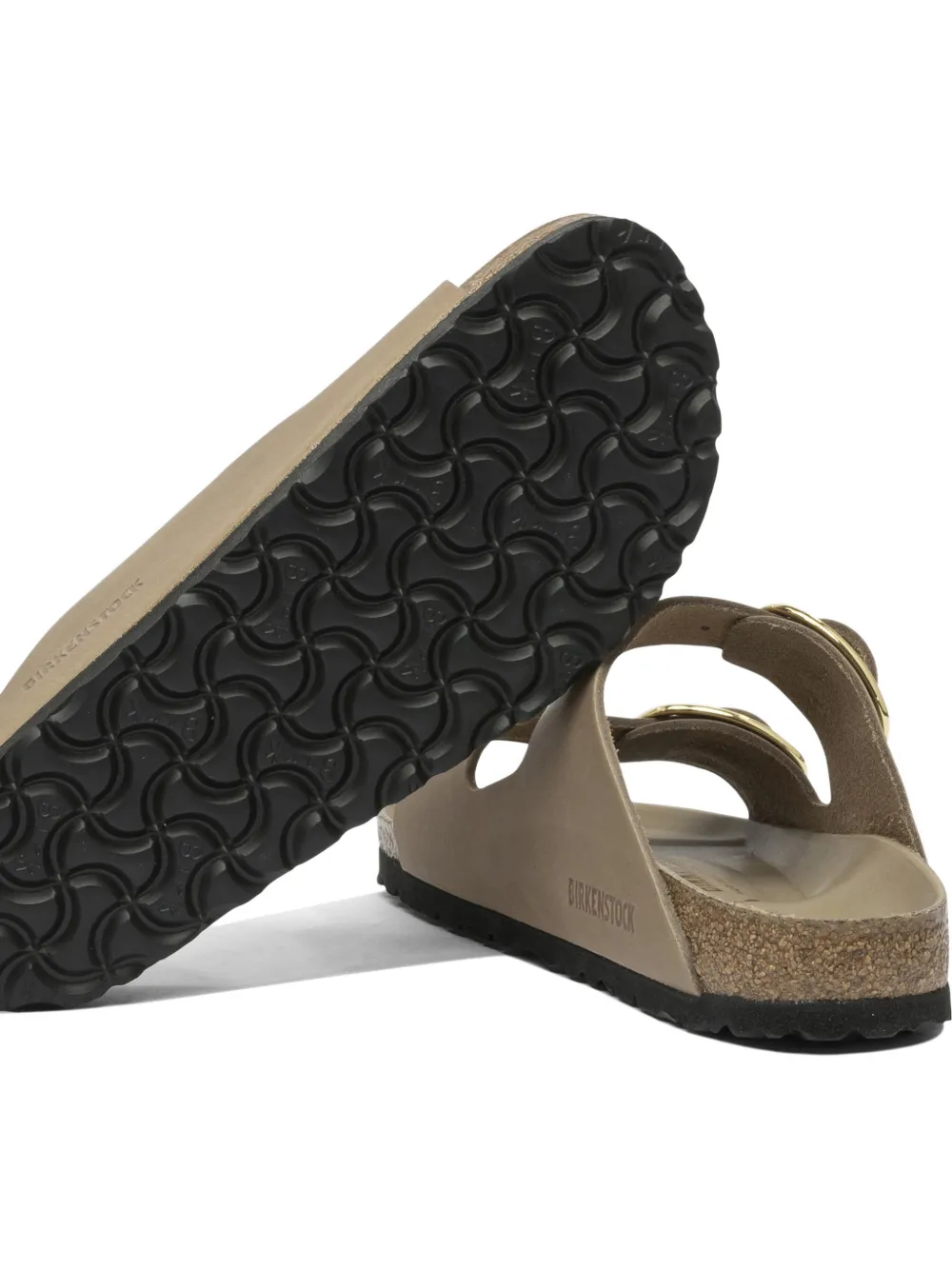 Birkenstock Arizona sandalen met gesp Beige