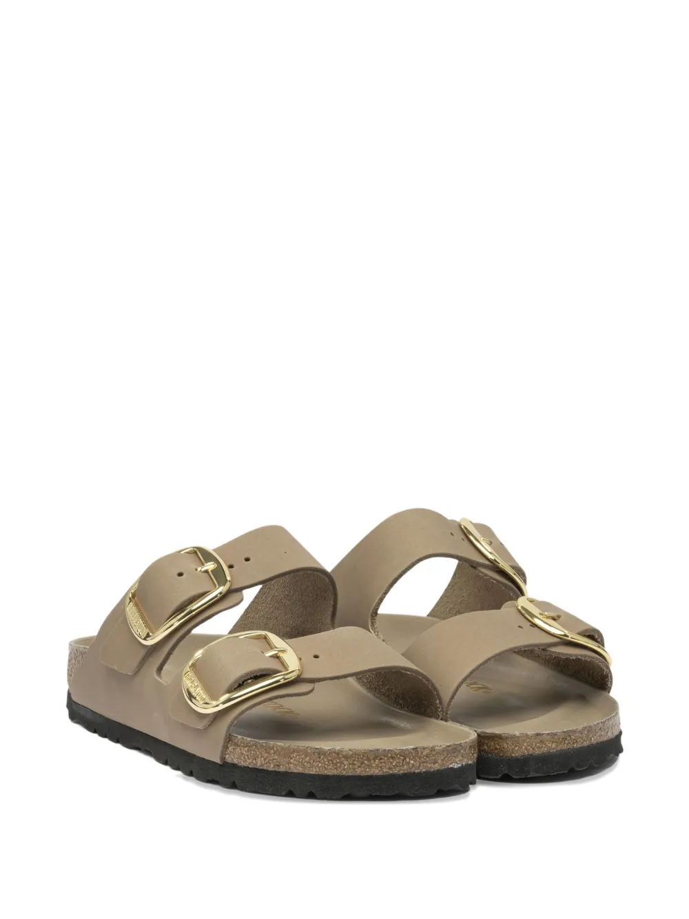 Birkenstock Arizona sandalen met gesp Beige
