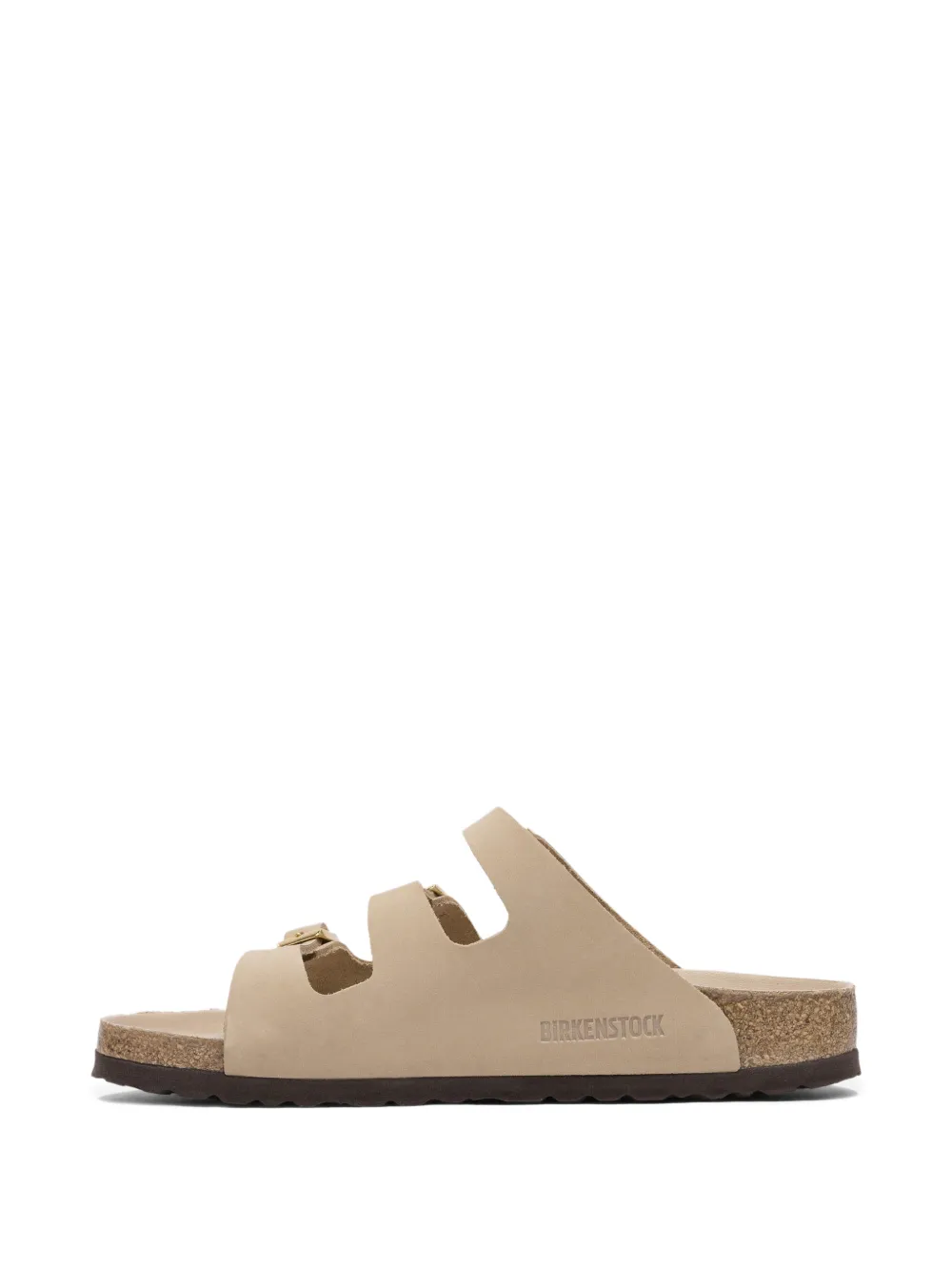 Birkenstock Florida sandalen met gespband Beige