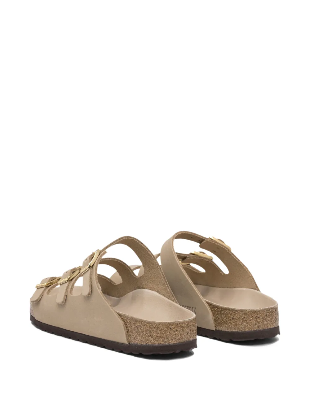Birkenstock Florida sandalen met gespband Beige