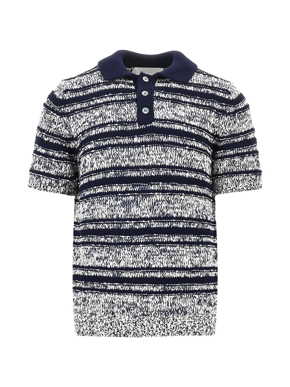 AMARÁNTO striped polo shirt - Blau
