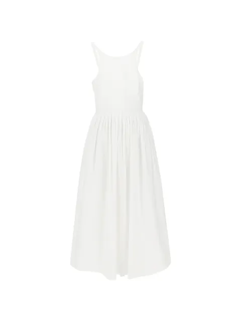 Emporio Armani vestido sin mangas con cintura fruncida