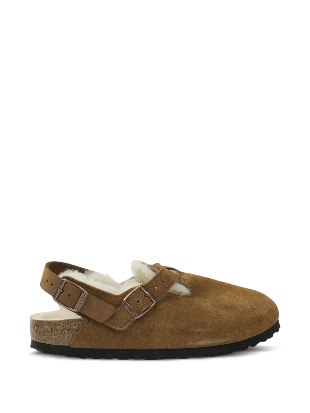 Birkenstock Tokyo muiltjes met gesp Bruin