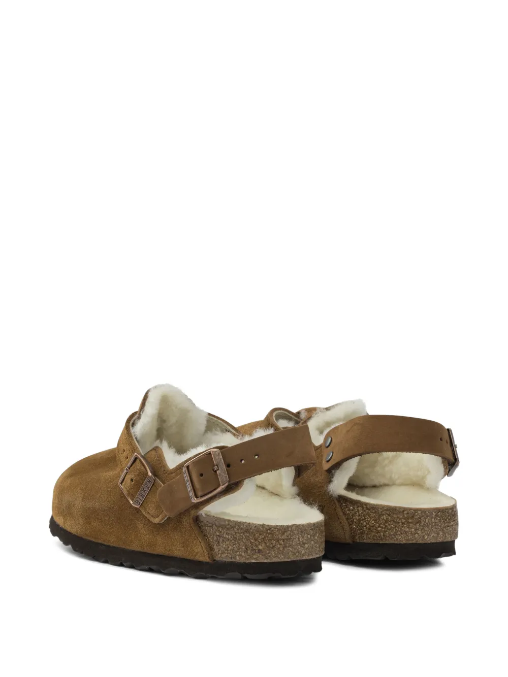 Birkenstock Tokyo muiltjes met gesp Bruin