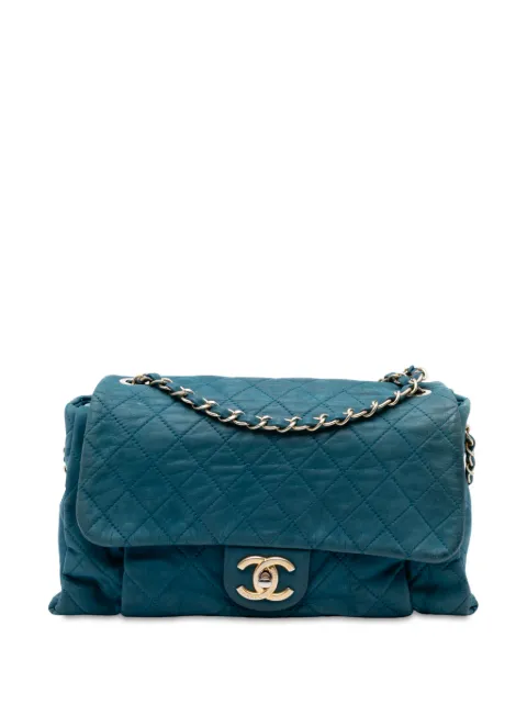 CHANEL Pre-Owned 2011 große Chic Quilt Flap Schultertasche aus changierendem Kalbsleder