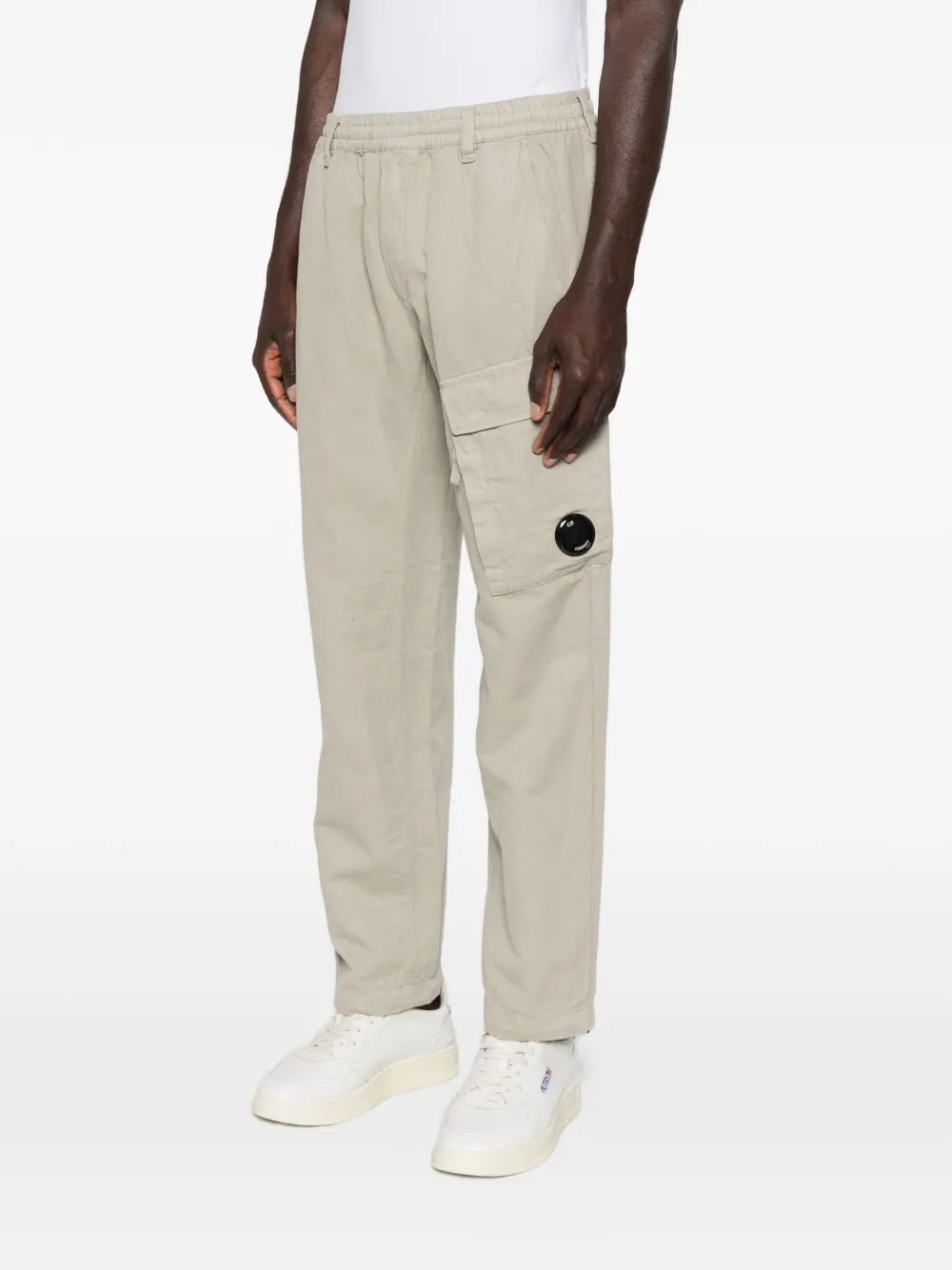 C.P. Company Cargo broek met Lens-detail Beige