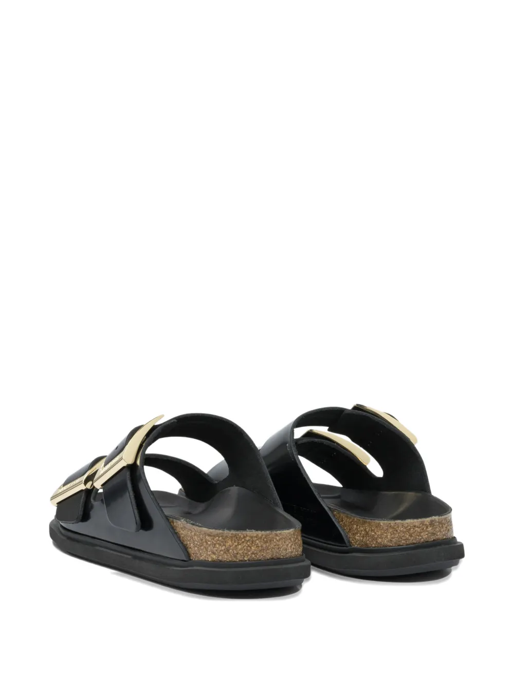 Birkenstock Arizona buckle strap sandals Zwart