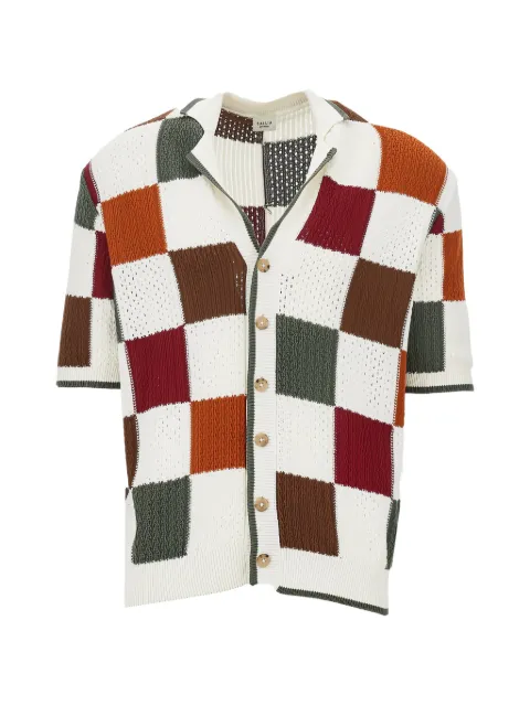 gallia checked short-sleeve shirt