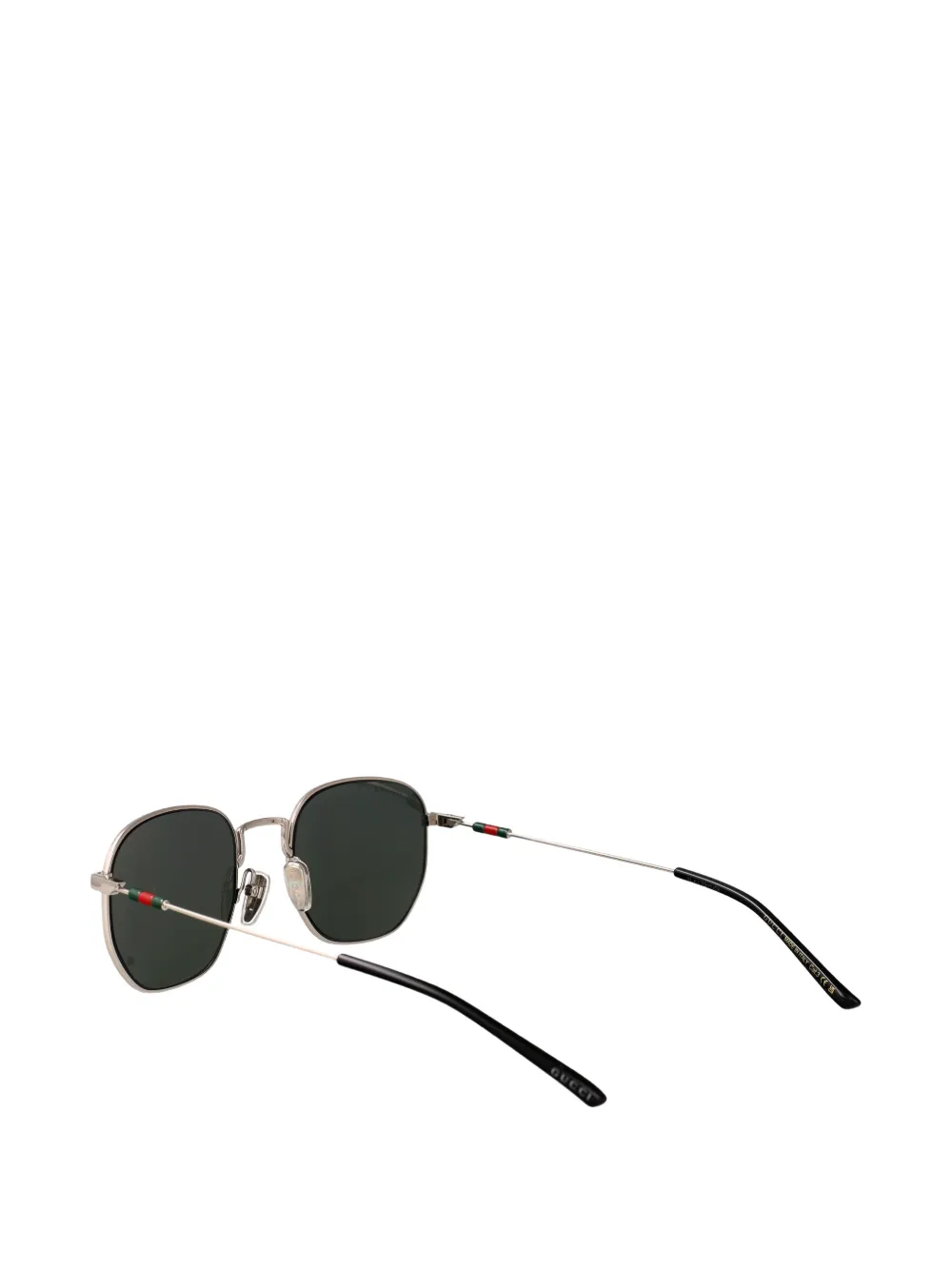 Gucci Eyewear Zonnebril met rond montuur Zilver