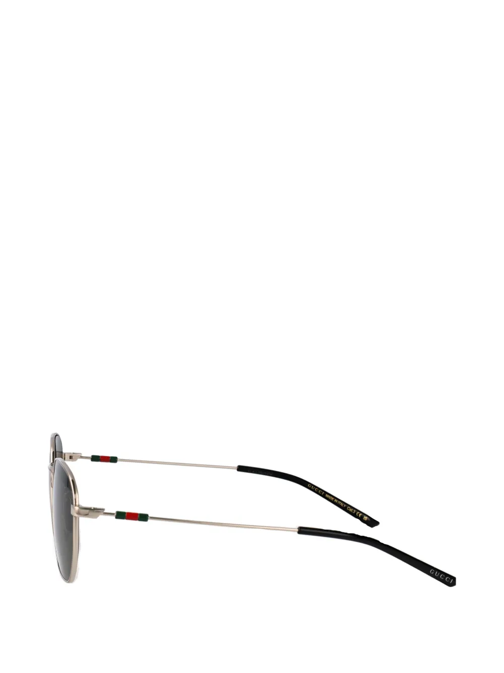 Gucci Eyewear Zonnebril met rond montuur Zilver
