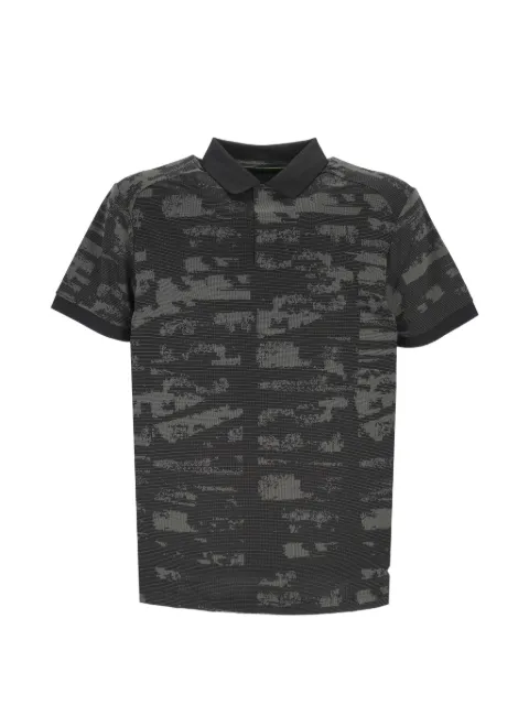 BOSS abstract-print polo shirt