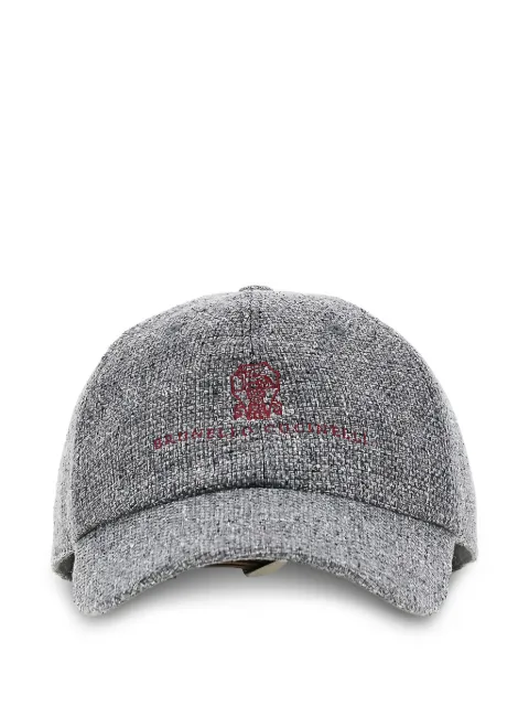 Brunello Cucinelli textured baseball cap