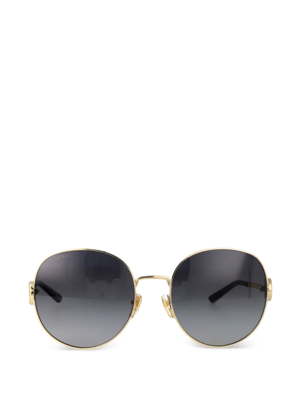 Gucci Eyewear Interlocking GG round-frame sunglasses - Oro