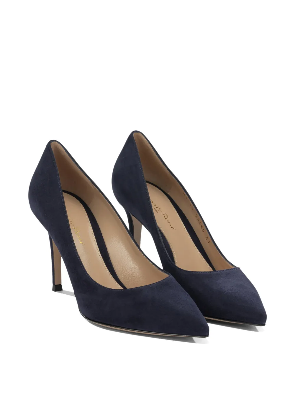 Gianvito Rossi pointed-toe pumps Blauw