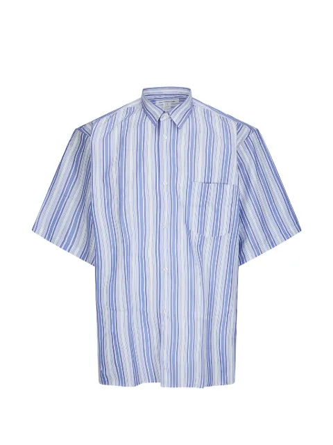 Comme Des Garçons Shirt stripe-pattern short-sleeve shirt