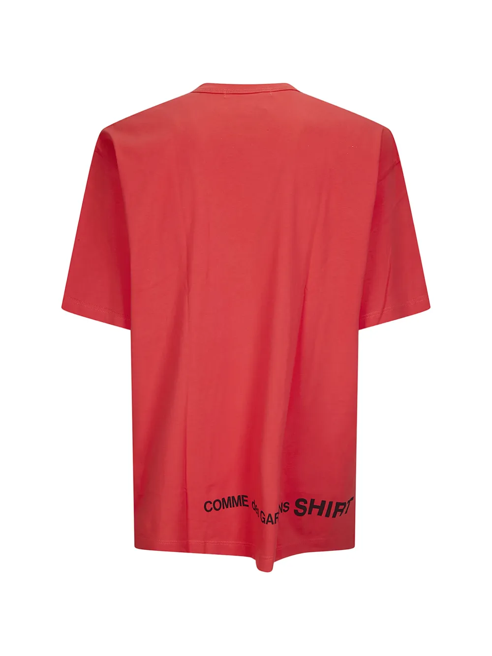 Comme Des Garçons Shirt T-shirt met logoprint Rood