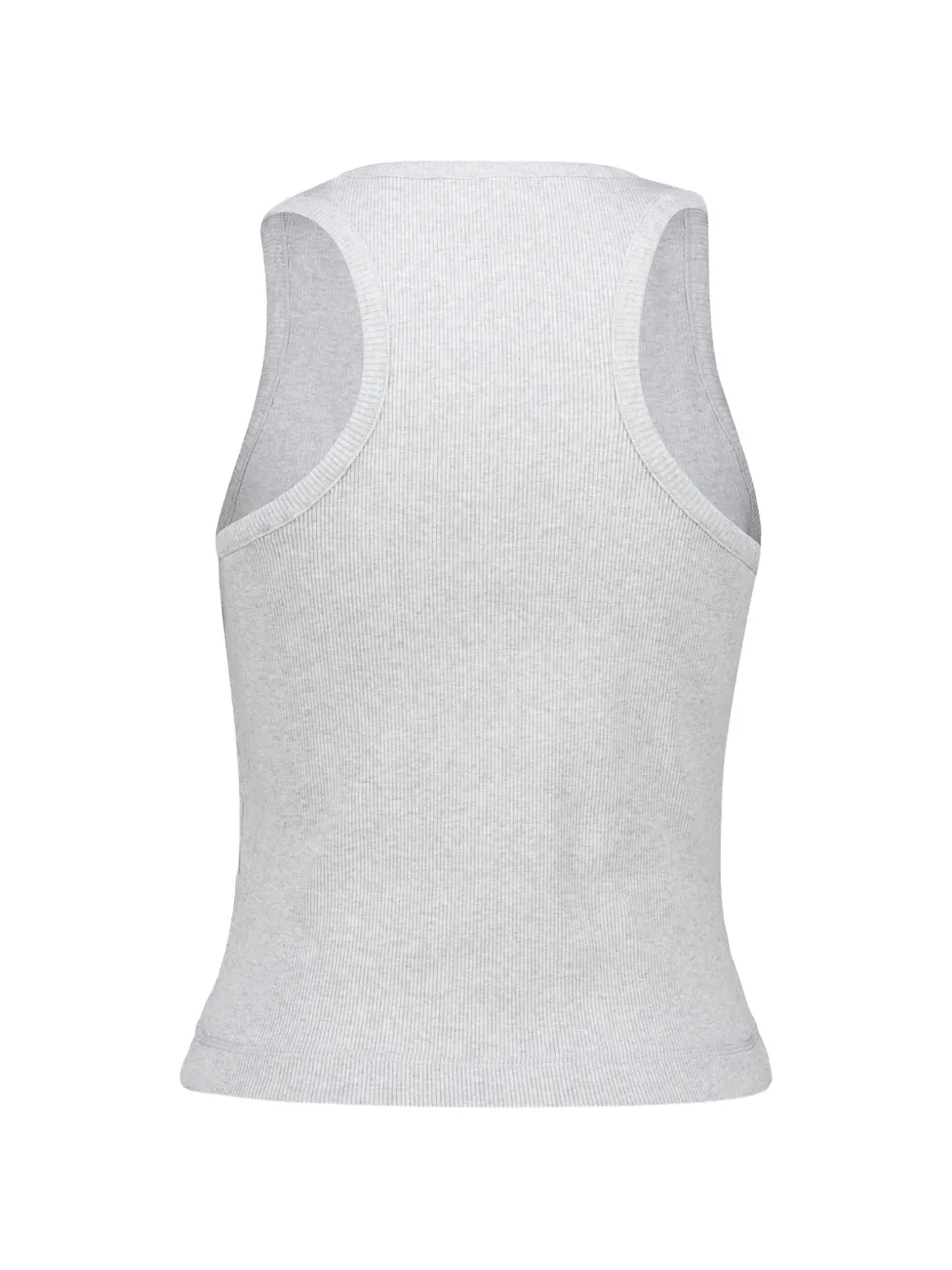 Casablanca Ribgebreide tanktop met logoprint Grijs