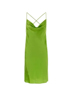 princess polly baby blue dress Yves Saint Laurent Beaded Gown, YSL Red Carpet Dress, Sleeveless, Red Silk  Satin, French Couture, Body Con, Brown Silk, Shoulder Straps main image 0