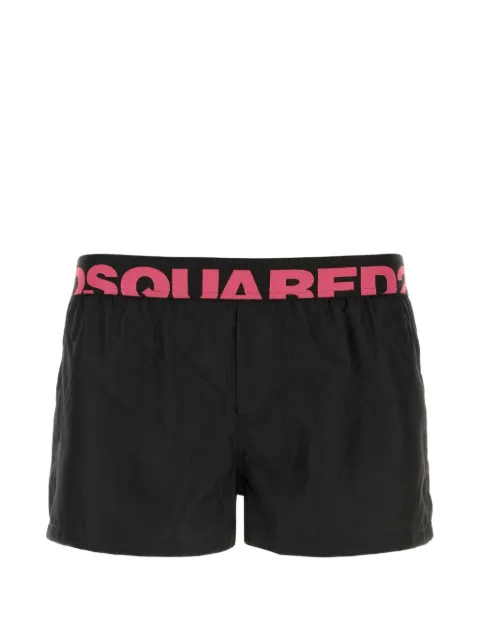 DSQUARED2 logo-waistband swim shorts