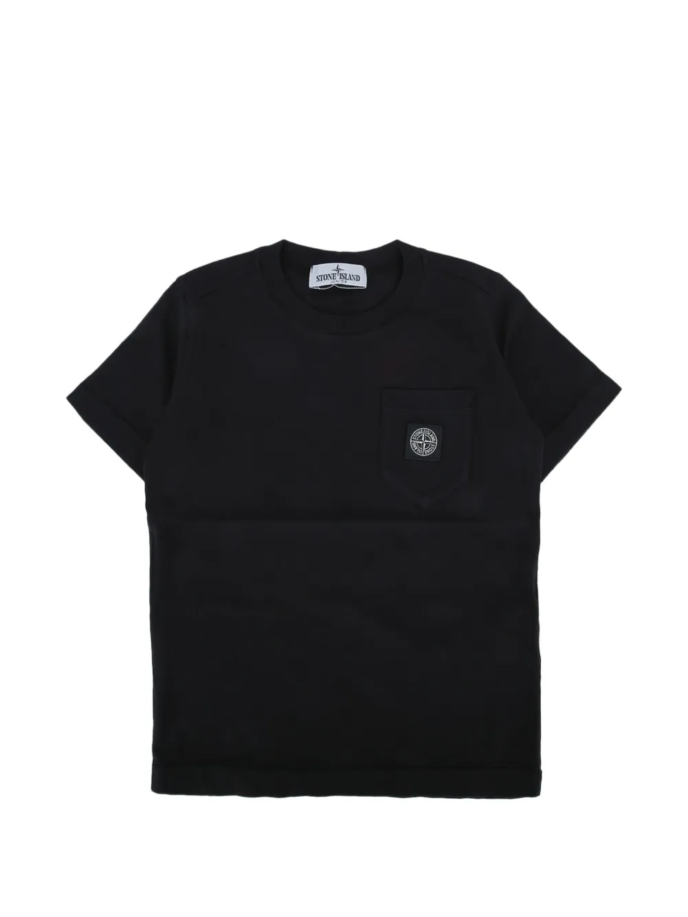 Stone Island Junior logo-patch pocket T-shirt - Nero
