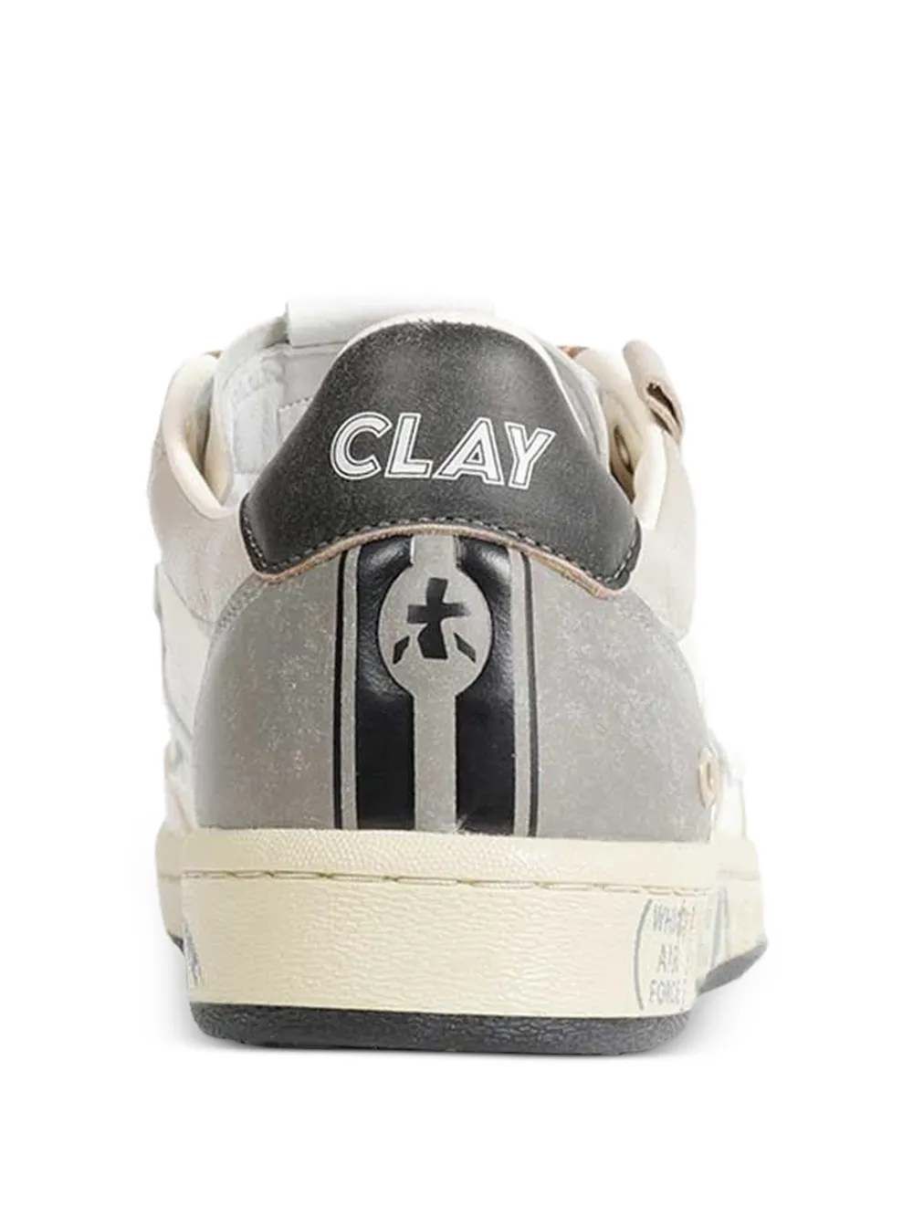 Premiata BSKT Clay leather sneakers Beige