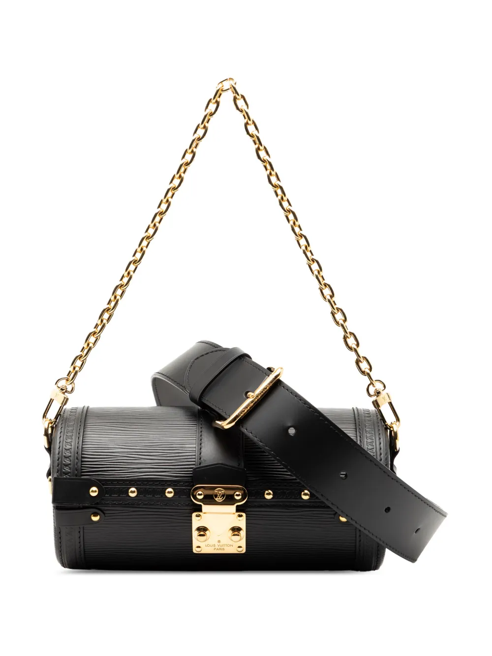 Louis Vuitton Pre-Owned 2021-2025 Epi Papillon Trunk satchel - Nero