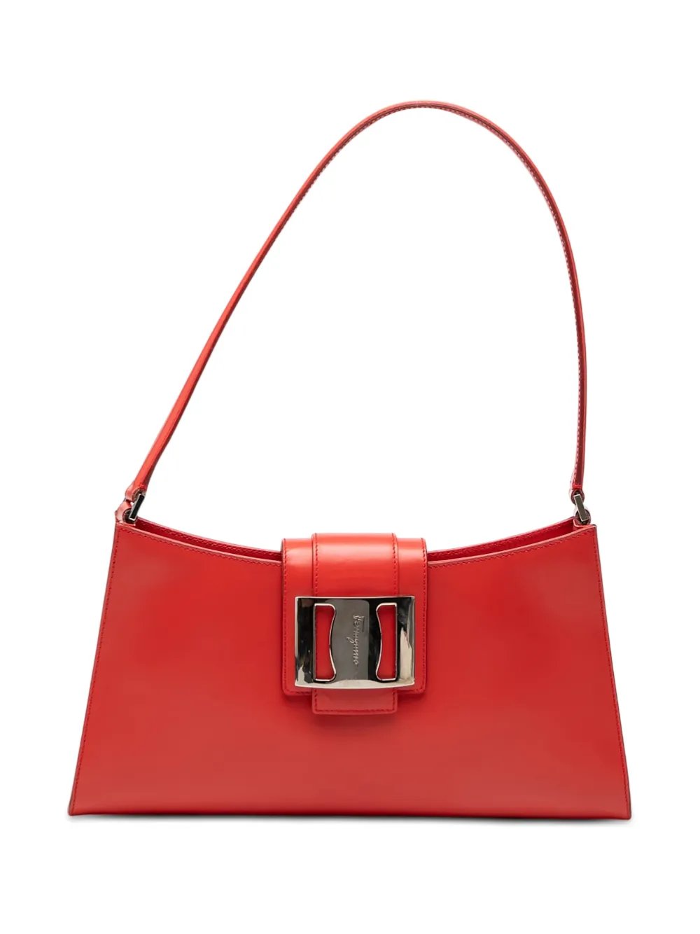 Ferragamo Pre-Owned 2010-2026 Leather Vara shoulder bag - Rosso