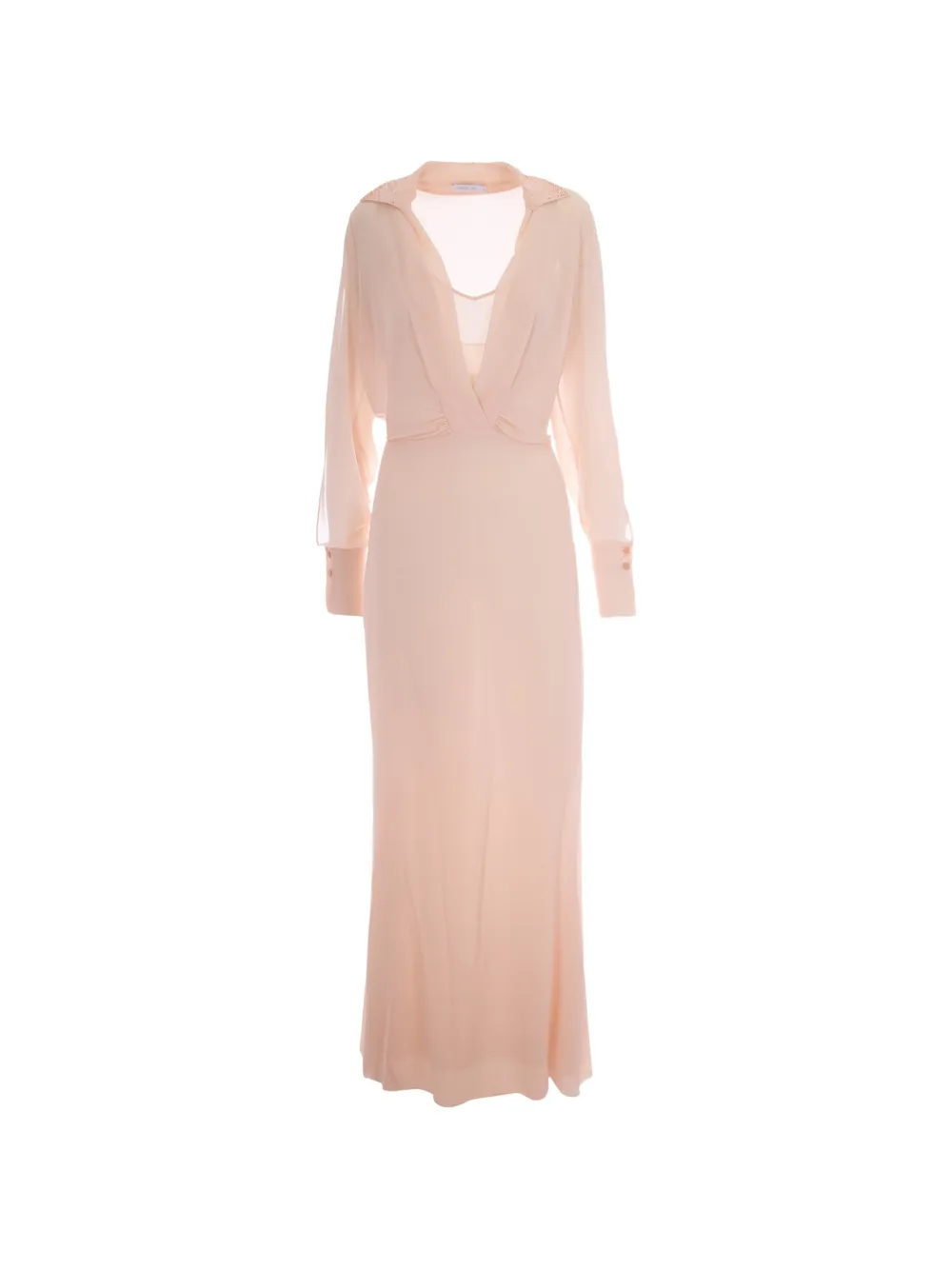 Patrizia Pepe V-neck maxi dress - Rosa