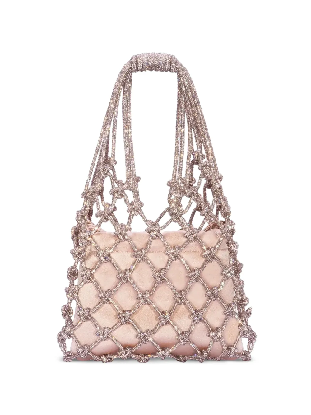 Hibourama Carrie knot-detail shoulder bag - Rosa