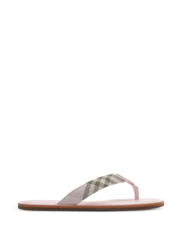 Burberry Check Pavilion Sandals in Pink