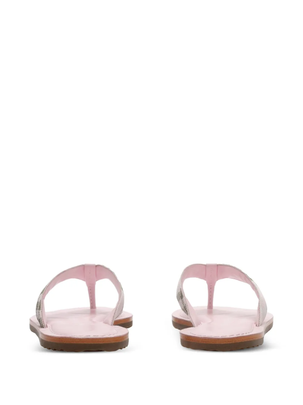 Burberry Check Pavilion sandals​ Roze