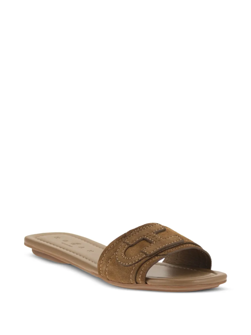  Hogan Mules H685 Planos - Marrón 