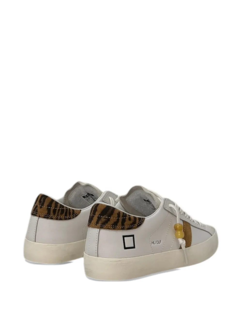 Date Hill Low tiger-print sneakers Beige