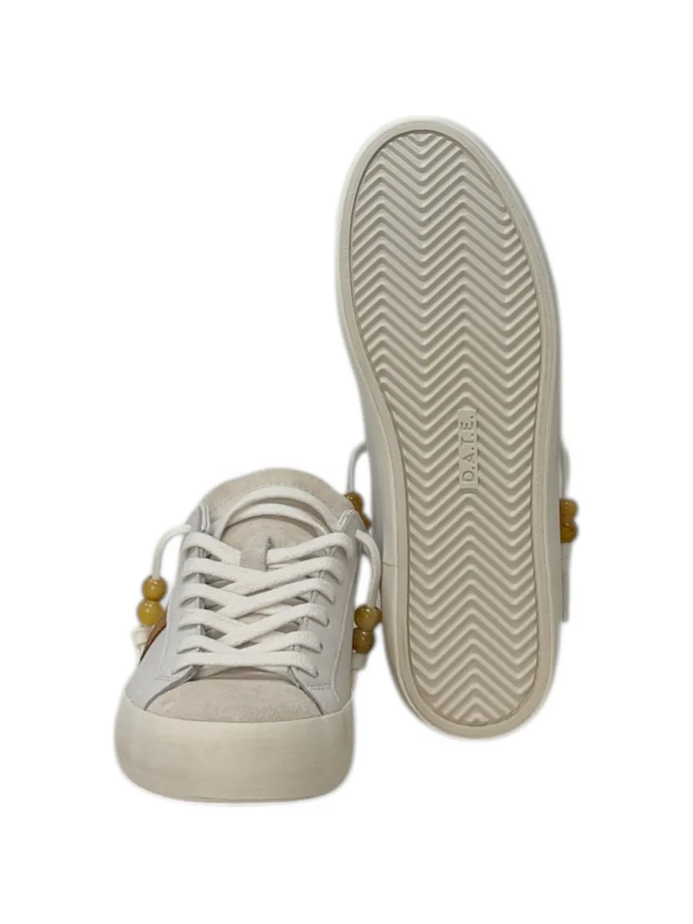 Date Hill Low tiger-print sneakers Beige