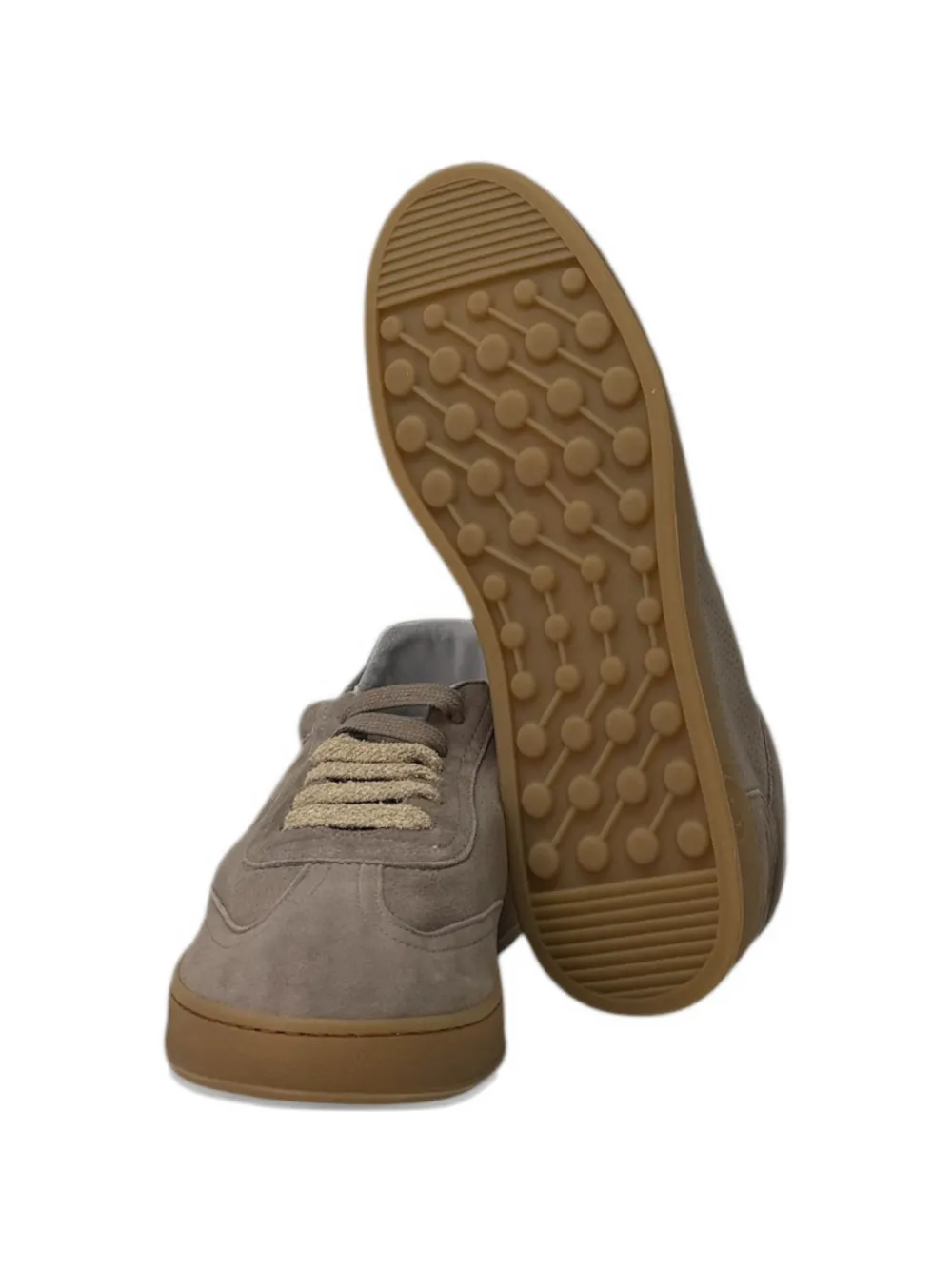 SOLDINI80 Akira geperforeerde sneakers Beige