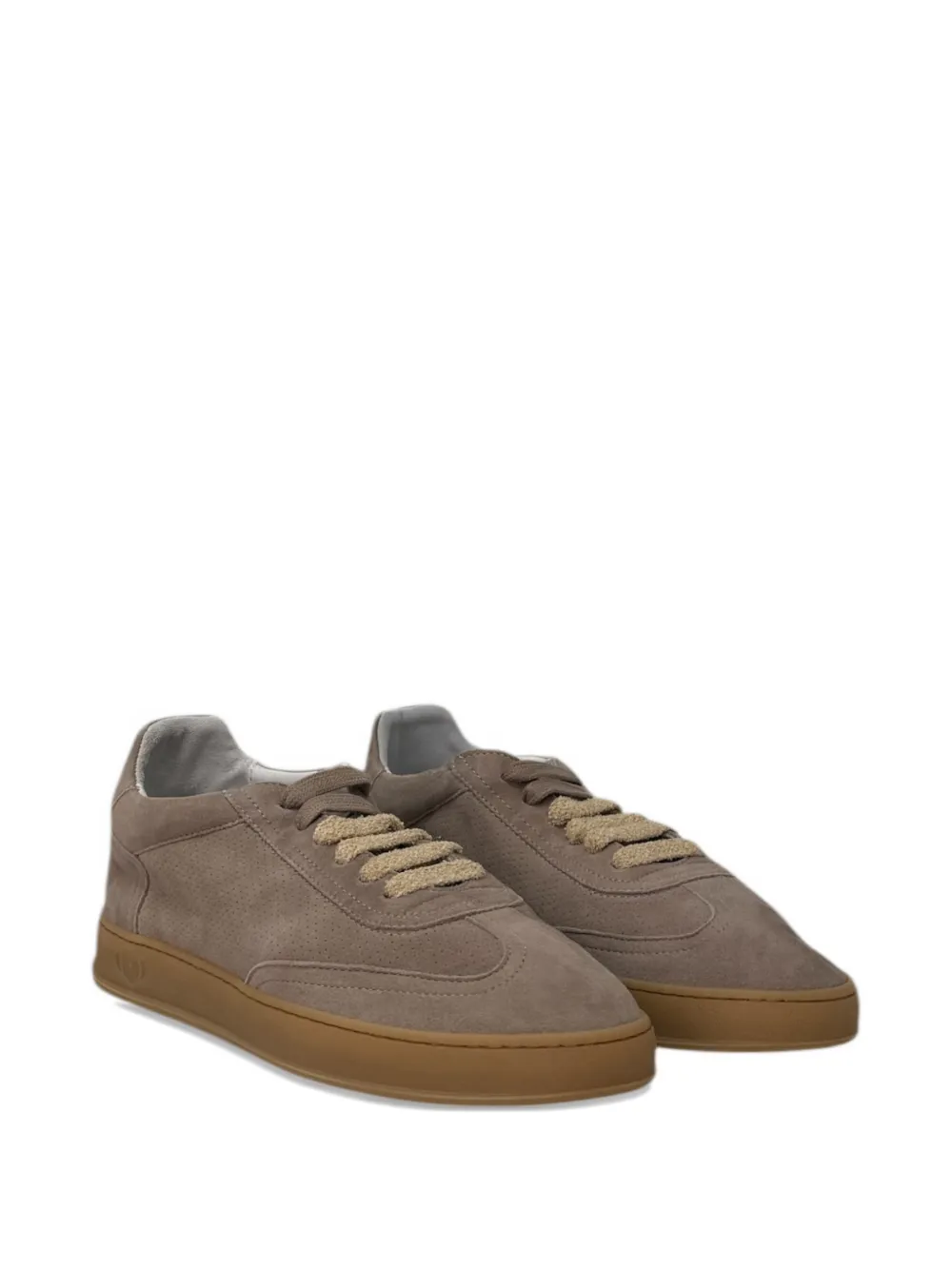 SOLDINI80 Akira geperforeerde sneakers Beige