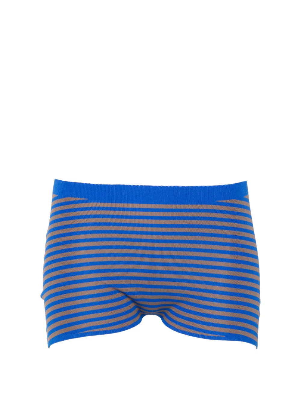 Gimaguas Camu striped ribbed shorts - Blu