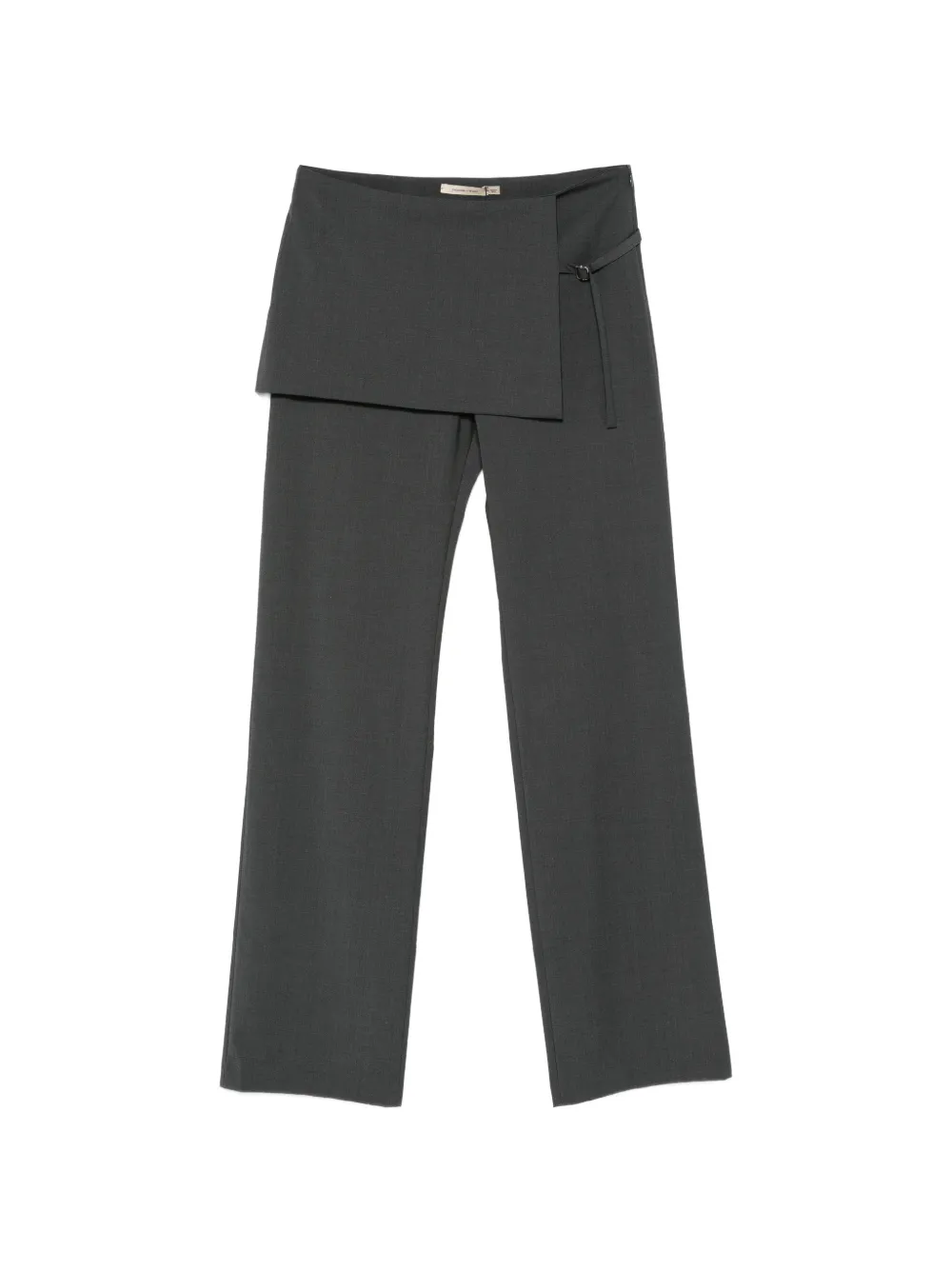 Paloma Wool Archive wrap-panel straight-leg trousers - Grigio