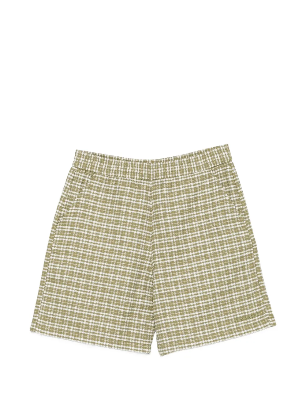 Carhartt WIP Kander check-pattern shorts - Verde
