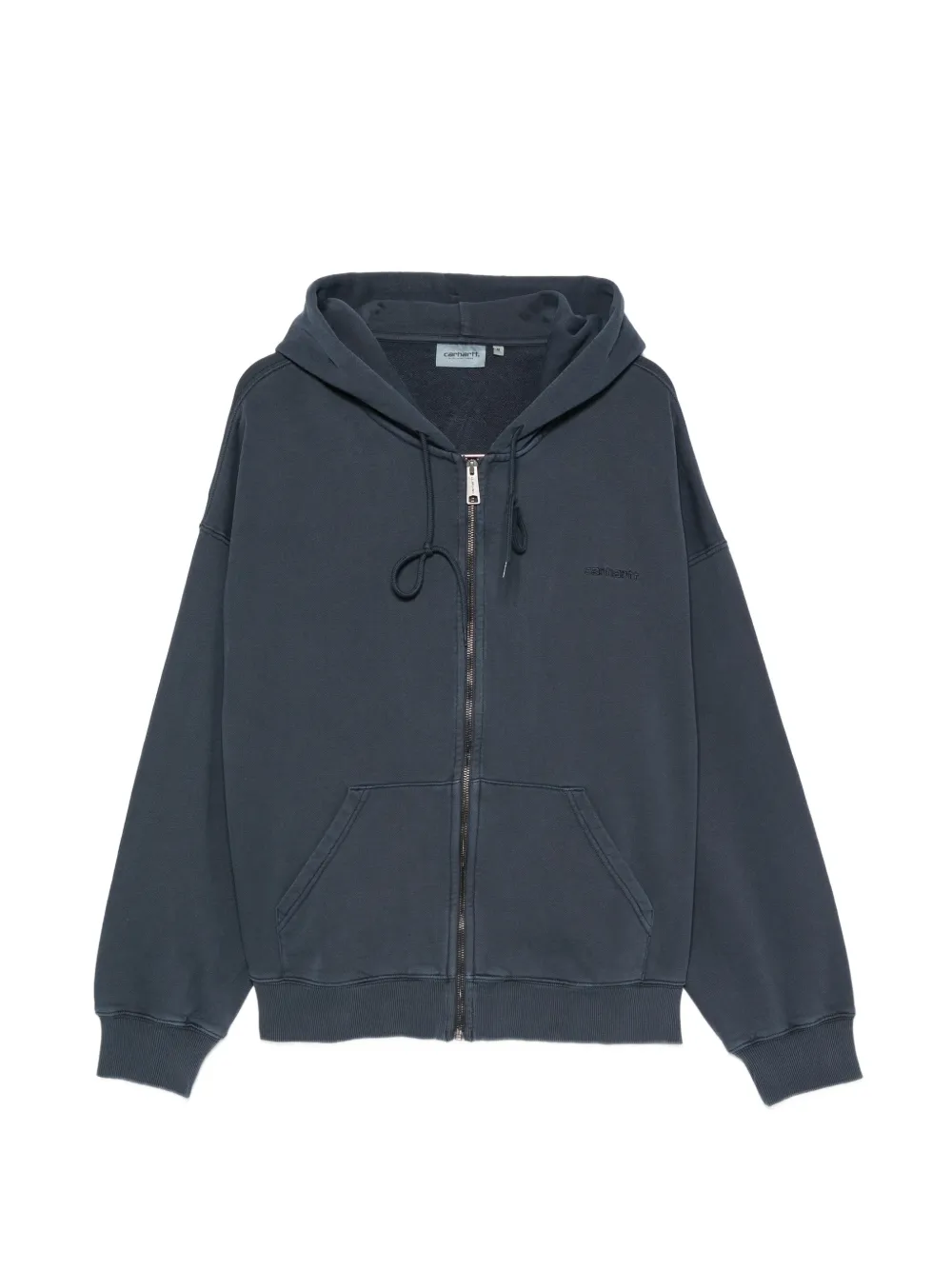Carhartt WIP logo-embroidered zip-up hoodie - Blau