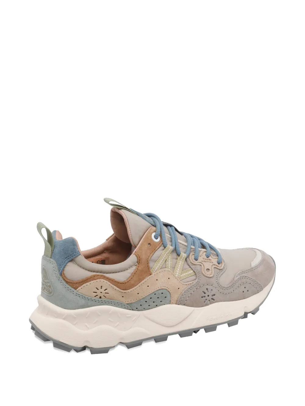 FLOWER MOUNTAIN Yamano 3 suede leather sneakers Beige