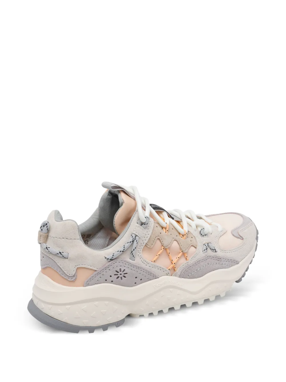 FLOWER MOUNTAIN Yamabushi round-toe sneakers Beige